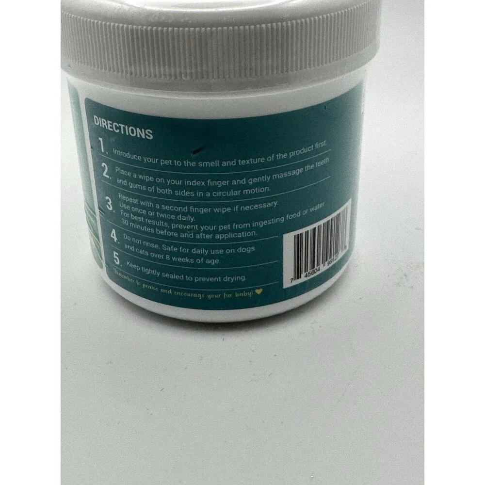 SmileDenX Pet Dental Care Wipes - 50 Coun